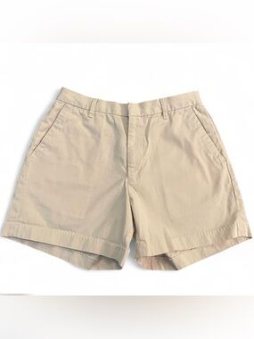 J. Crew Khaki High Rise Chino Shorts Women’s Size 6